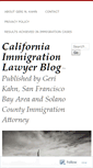 Mobile Screenshot of californiaimmigrationlawyerblog.com